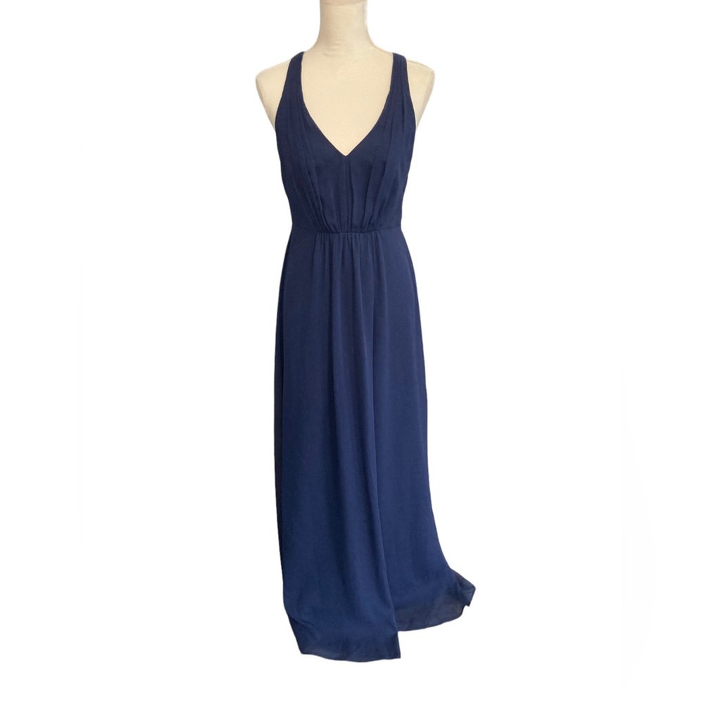 White by Vera Wang Evening‎ Gown Navy Size 0